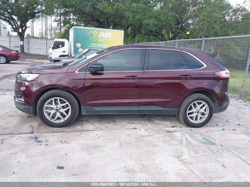 2022 Ford Edge Sel VIN: 2FMPK4J90NBA67292 Lot: 39663901