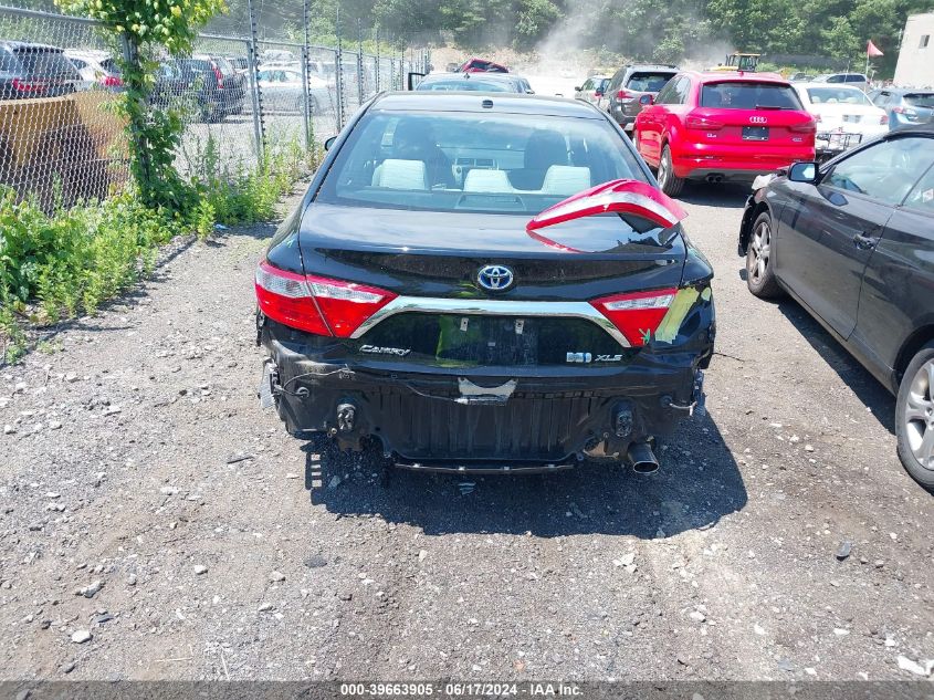 2015 Toyota Camry Hybrid Xle VIN: 4T1BD1FK2FU173849 Lot: 39663905