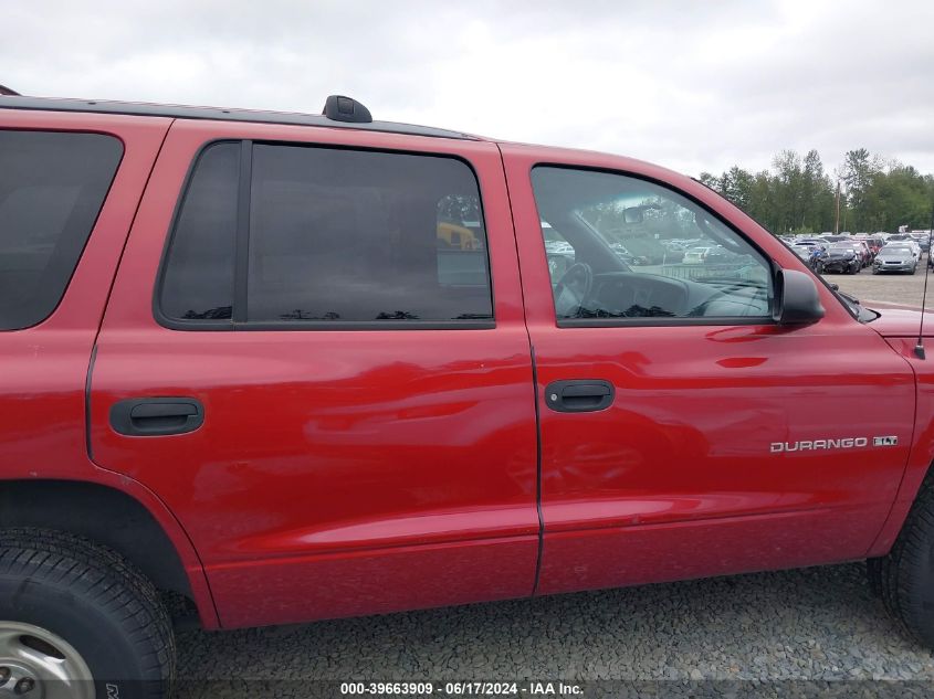 1999 Dodge Durango VIN: 1B4HS28Y1XF705168 Lot: 39663909