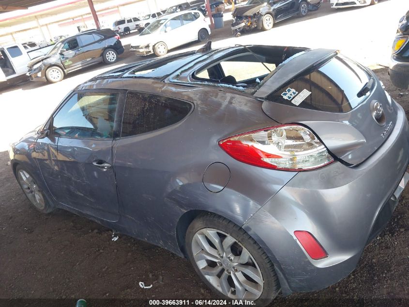 2015 Hyundai Veloster VIN: KMHTC6AD3FU243856 Lot: 39663911