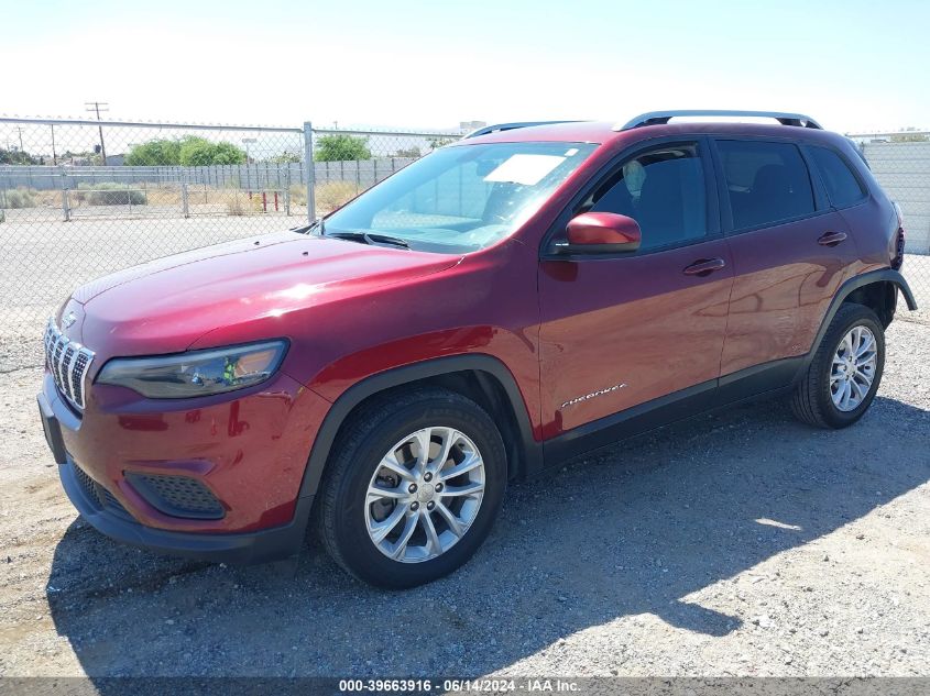 2020 Jeep Cherokee Latitude Fwd VIN: 1C4PJLCB8LD543927 Lot: 39663916