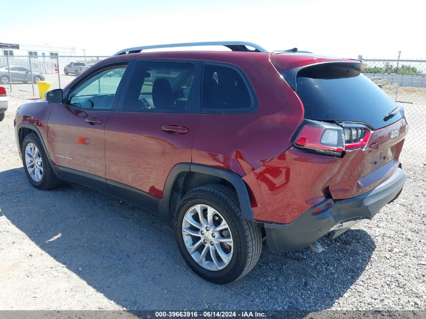 2020 Jeep Cherokee Latitude Fwd VIN: 1C4PJLCB8LD543927 Lot: 39663916