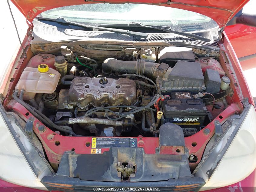 2001 Ford Focus Lx VIN: 1FAFP33P01W233252 Lot: 39663929