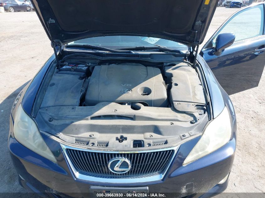 2007 Lexus Is 250 VIN: JTHCK262372010840 Lot: 39663930