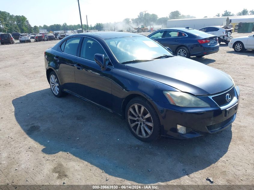 2007 Lexus Is 250 VIN: JTHCK262372010840 Lot: 39663930