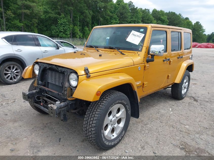 2014 Jeep Wrangler Unlimited Sahara VIN: 1C4BJWEG4EL247350 Lot: 39663952