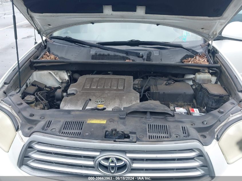 2008 Toyota Highlander VIN: JTEDS41A682066963 Lot: 39663963