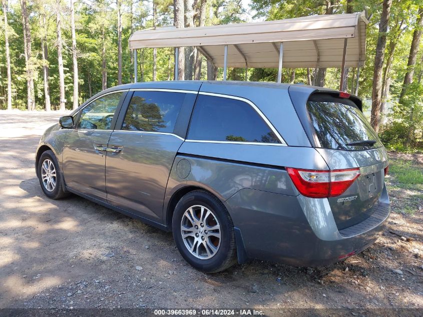 2012 Honda Odyssey Ex-L VIN: 5FNRL5H68CB055886 Lot: 39663969