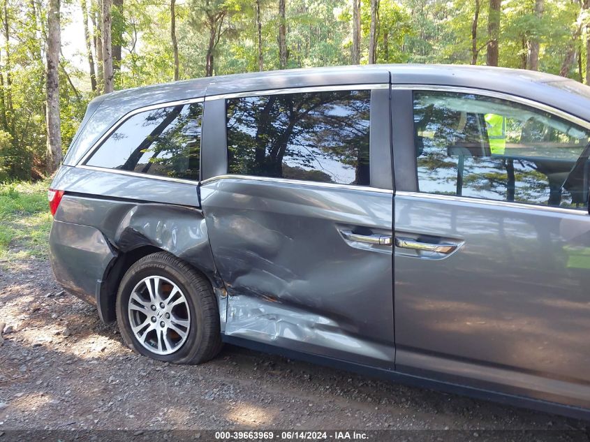 2012 Honda Odyssey Ex-L VIN: 5FNRL5H68CB055886 Lot: 39663969