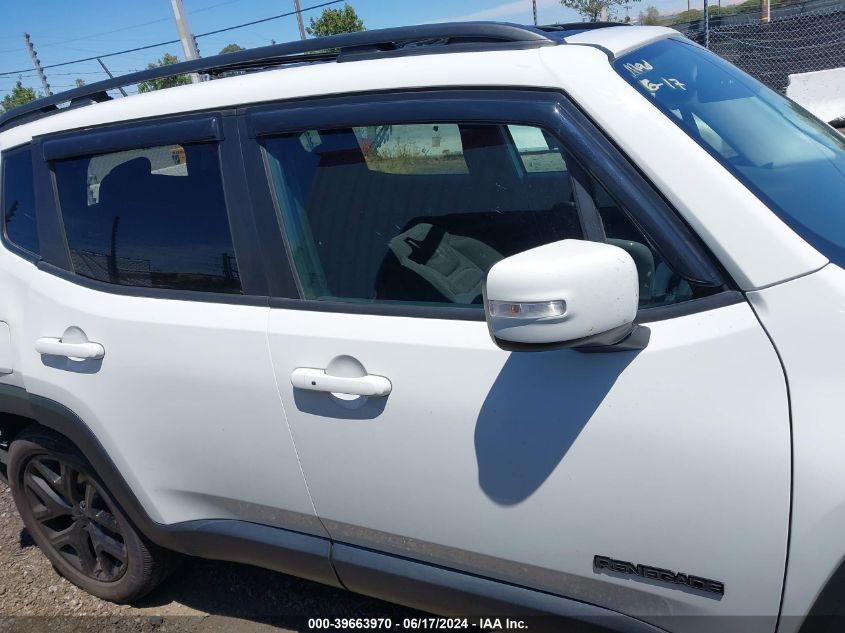 2017 Jeep Renegade Altitude Fwd VIN: ZACCJABB5HPF93133 Lot: 39663970