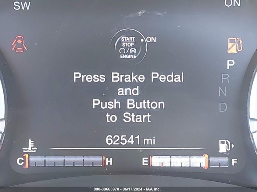 2017 Jeep Renegade Altitude Fwd VIN: ZACCJABB5HPF93133 Lot: 39663970