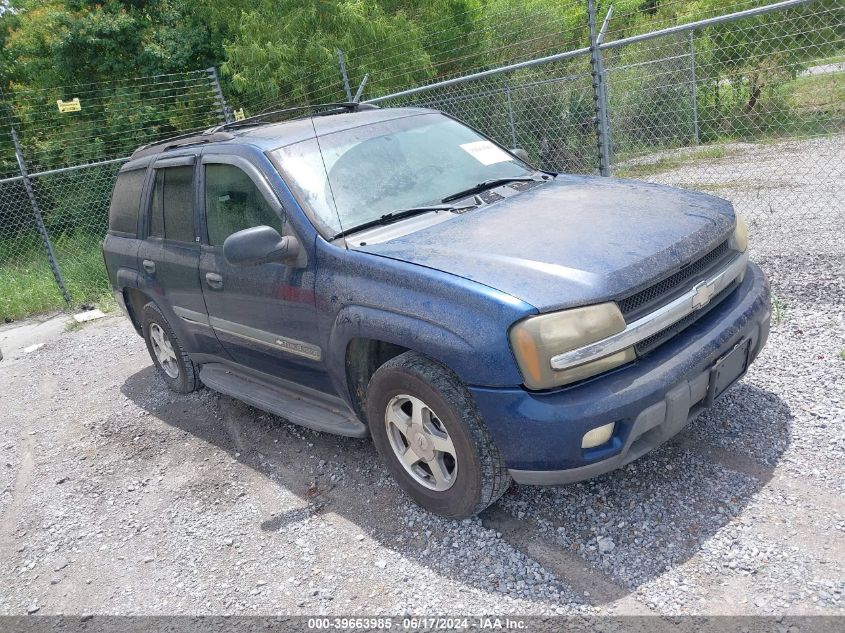 2002 Chevrolet Trailblazer Lt VIN: 1GNDT13S222130727 Lot: 39663985