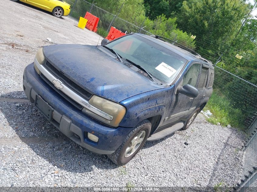 2002 Chevrolet Trailblazer Lt VIN: 1GNDT13S222130727 Lot: 39663985