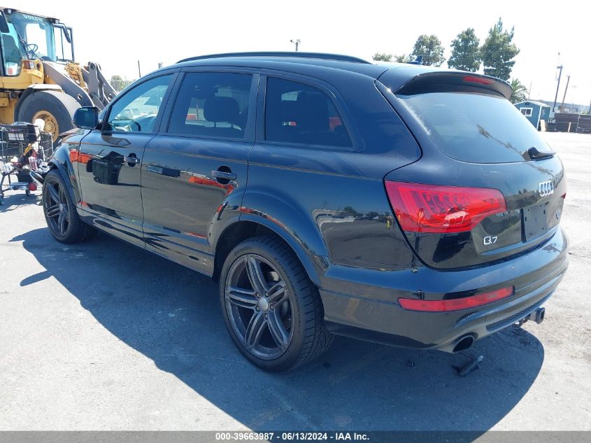 2014 Audi Q7 3.0T S Line Prestige VIN: WA1DGBFE3ED007207 Lot: 39663987