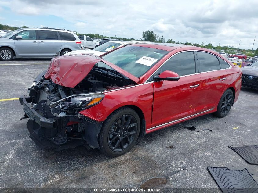 5NPE34AB4JH686083 2018 HYUNDAI SONATA - Image 2