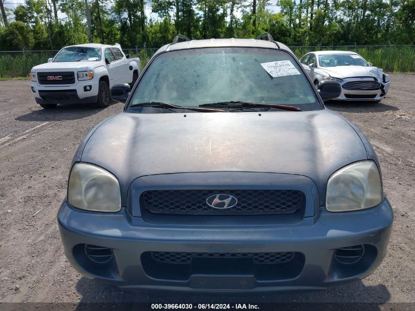 2002 Hyundai Santa Fe VIN: KM8SB12B72U335223 Lot: 39664030