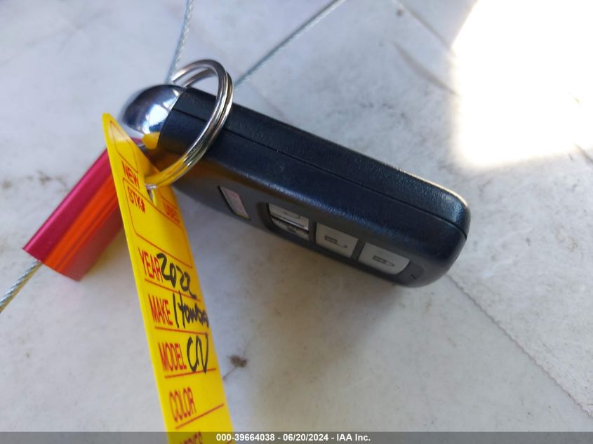 2022 Honda Cr-V Exl VIN: 5J6RT6H81NL048456 Lot: 39664038