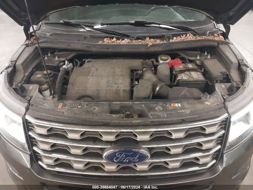 2017 Ford Explorer Xlt VIN: 1FM5K8D87HGD55051 Lot: 39664047