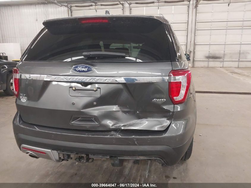 2017 Ford Explorer Xlt VIN: 1FM5K8D87HGD55051 Lot: 39664047