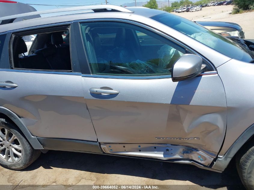 2020 Jeep Cherokee Latitude Plus Fwd VIN: 1C4PJLLB1LD654061 Lot: 39664052