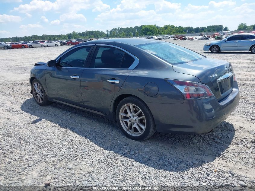 2013 Nissan Maxima 3.5 S VIN: 1N4AA5AP3DC835661 Lot: 39664068