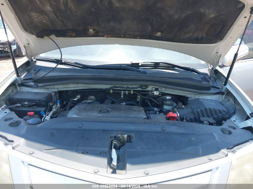 2010 Acura Mdx Technology Package VIN: 2HNYD2H65AH524053 Lot: 39664084