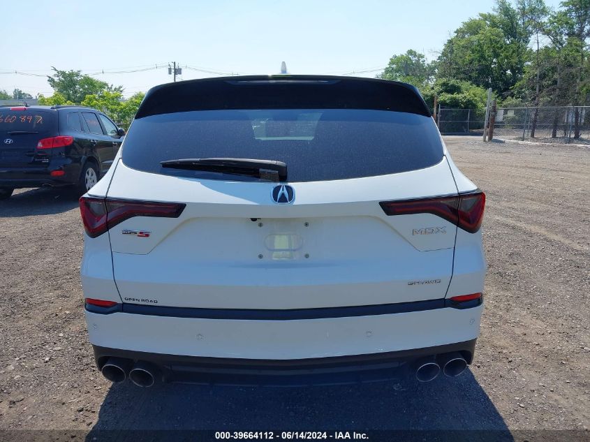 2022 Acura Mdx Type S VIN: 5J8YD8H93NL001272 Lot: 39664112