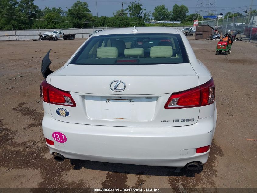 2011 Lexus Is 250 VIN: JTHCF5C21B5050027 Lot: 39664131