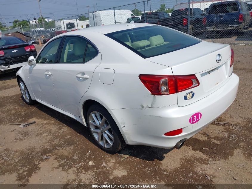 2011 Lexus Is 250 VIN: JTHCF5C21B5050027 Lot: 39664131