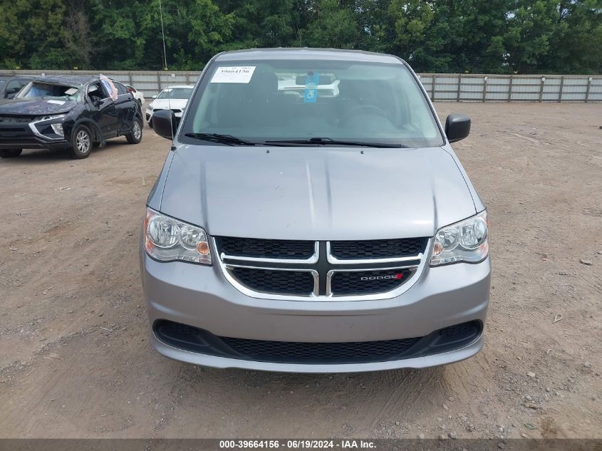 2018 Dodge Grand Caravan Se VIN: 2C7WDGBG3JR190534 Lot: 39664156