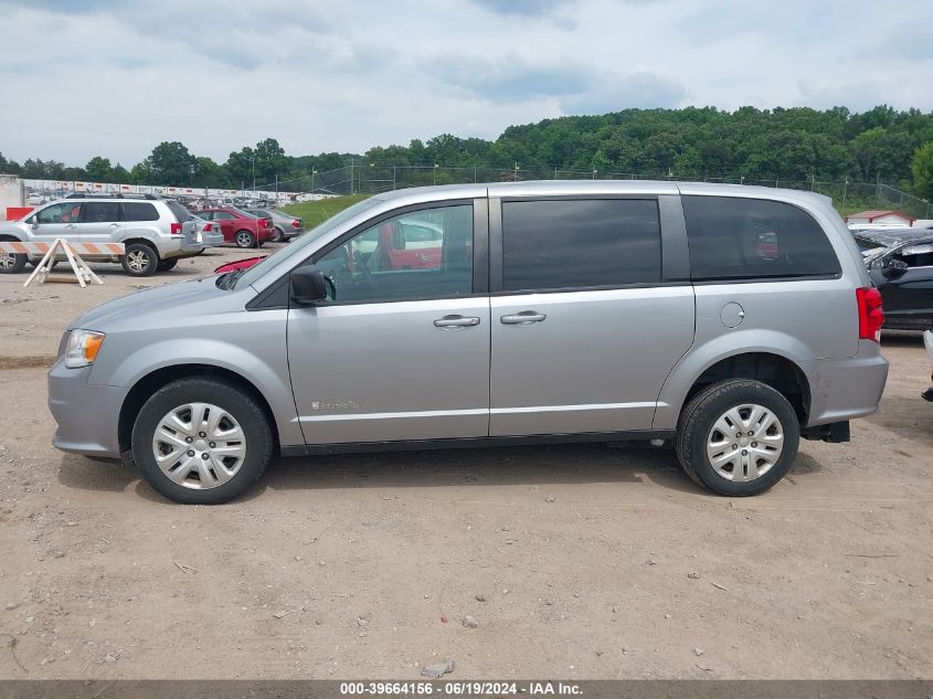 2018 Dodge Grand Caravan Se VIN: 2C7WDGBG3JR190534 Lot: 39664156