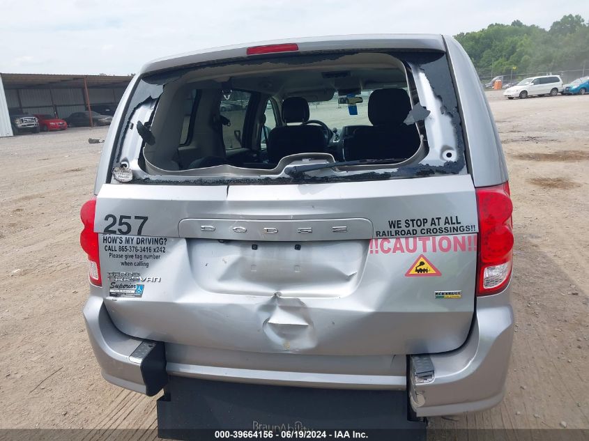 2018 Dodge Grand Caravan Se VIN: 2C7WDGBG3JR190534 Lot: 39664156