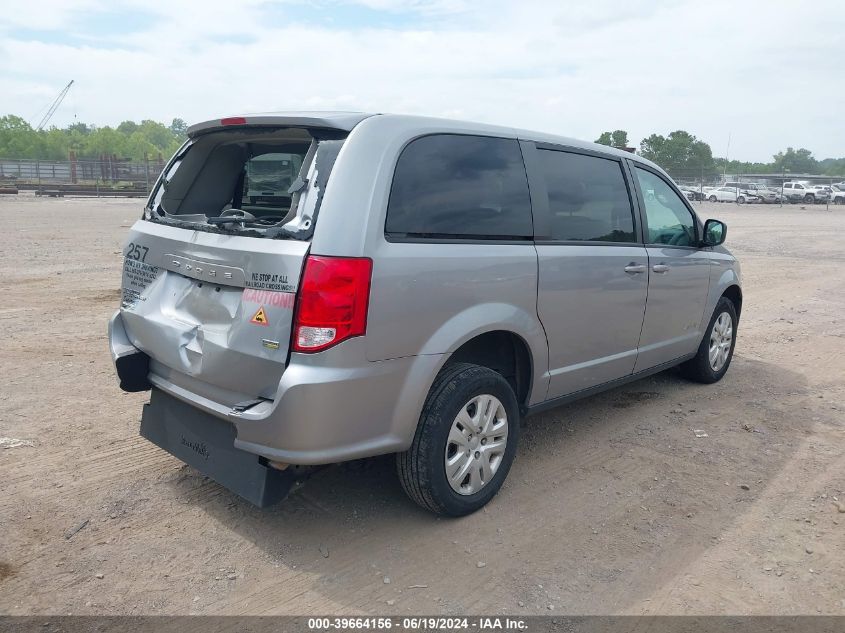 2018 Dodge Grand Caravan Se VIN: 2C7WDGBG3JR190534 Lot: 39664156