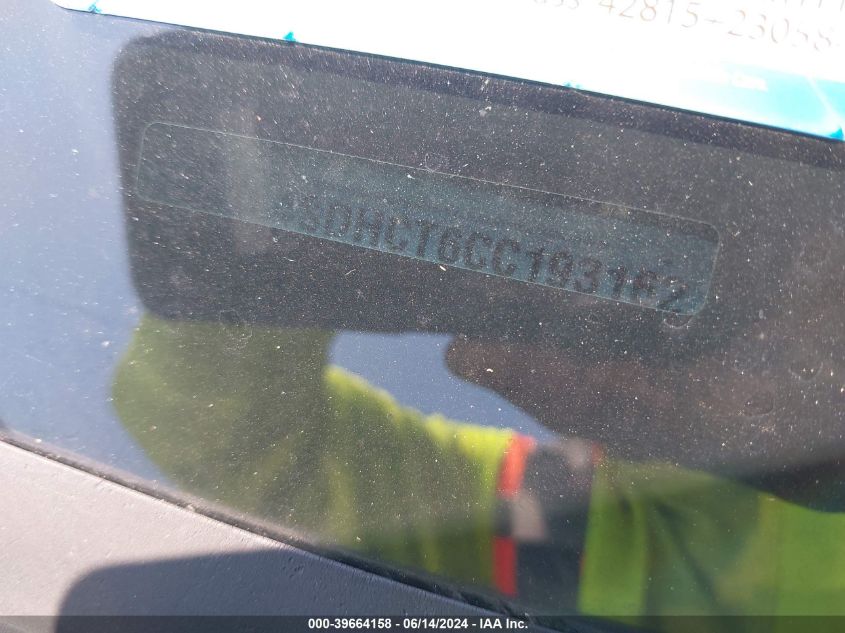 2012 Dodge Durango R/T VIN: 1C4SDHCT6CC193162 Lot: 39664158