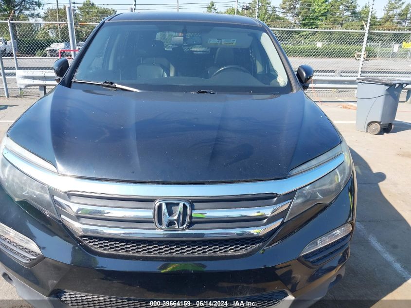 2016 Honda Pilot Ex-L VIN: 5FNYF5H58GB016652 Lot: 39664159