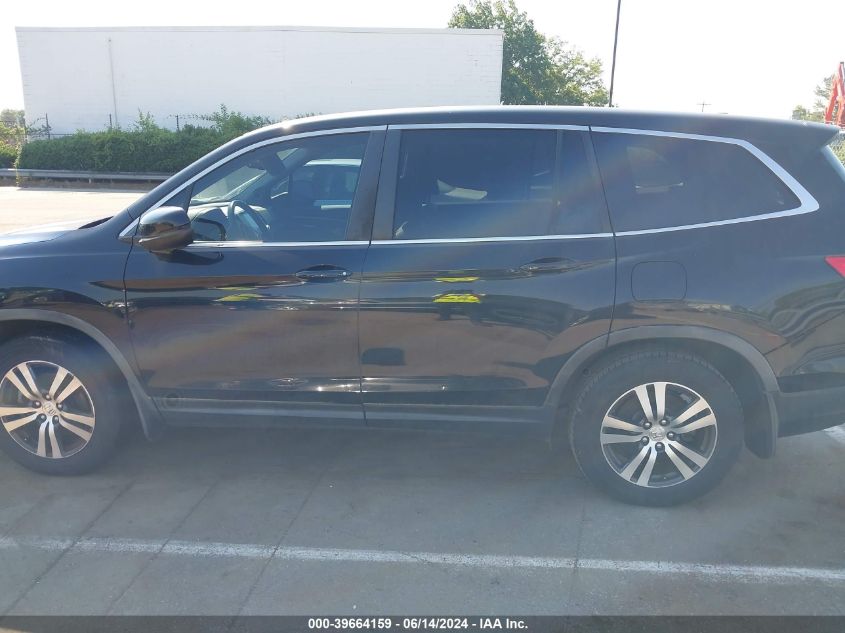 2016 Honda Pilot Ex-L VIN: 5FNYF5H58GB016652 Lot: 39664159