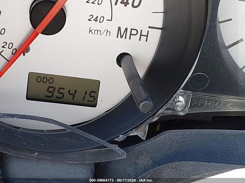 2000 Toyota Mr2 Spyder VIN: JTDFR3203Y0020592 Lot: 39664173