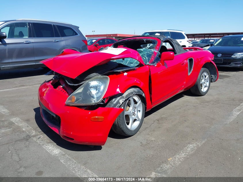 2000 Toyota Mr2 Spyder VIN: JTDFR3203Y0020592 Lot: 39664173