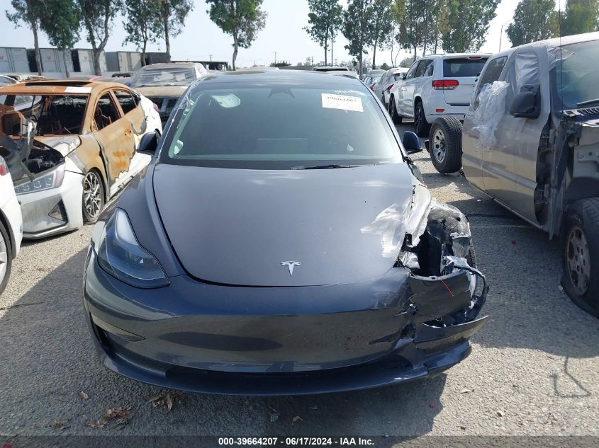 2023 Tesla Model 3 Rear-Wheel Drive VIN: 5YJ3E1EA7PF427709 Lot: 39664207