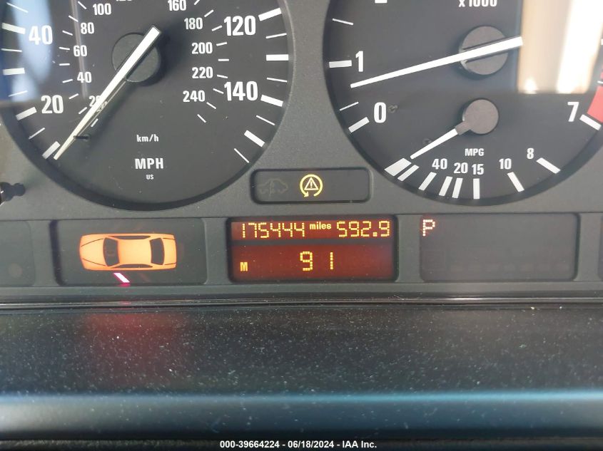 2000 BMW 528Ia VIN: WBADM634XYGU11073 Lot: 39664224