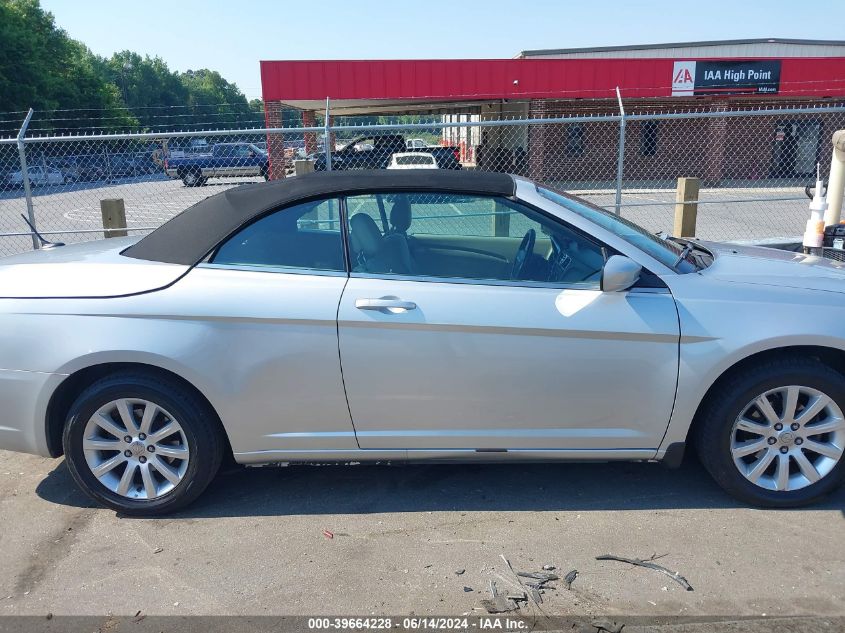 2012 Chrysler 200 Touring VIN: 1C3BCBEB5CN119230 Lot: 39664228