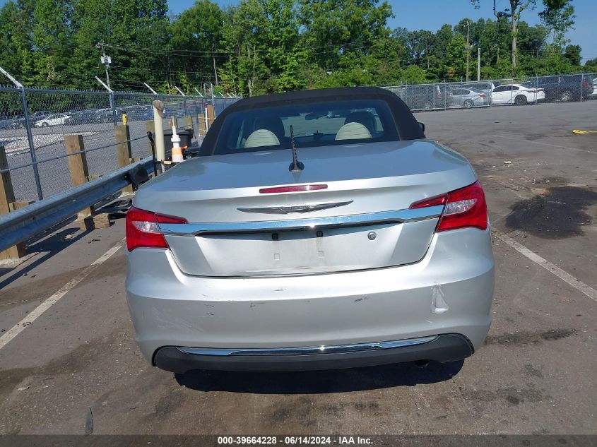 2012 Chrysler 200 Touring VIN: 1C3BCBEB5CN119230 Lot: 39664228