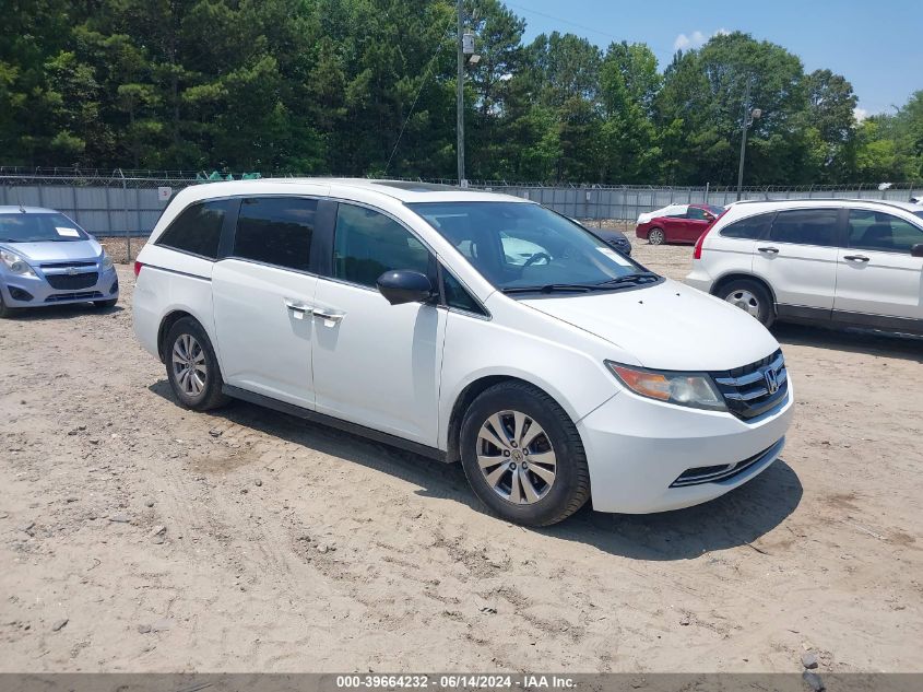 2014 Honda Odyssey Ex-L VIN: 5FNRL5H61EB127238 Lot: 39664232