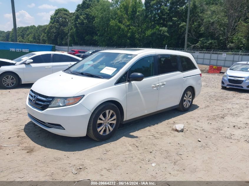 2014 Honda Odyssey Ex-L VIN: 5FNRL5H61EB127238 Lot: 39664232