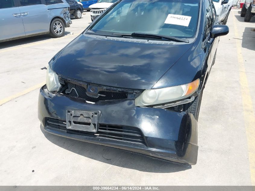 2007 Honda Civic Lx VIN: 1HGFA165X7L076044 Lot: 39664234