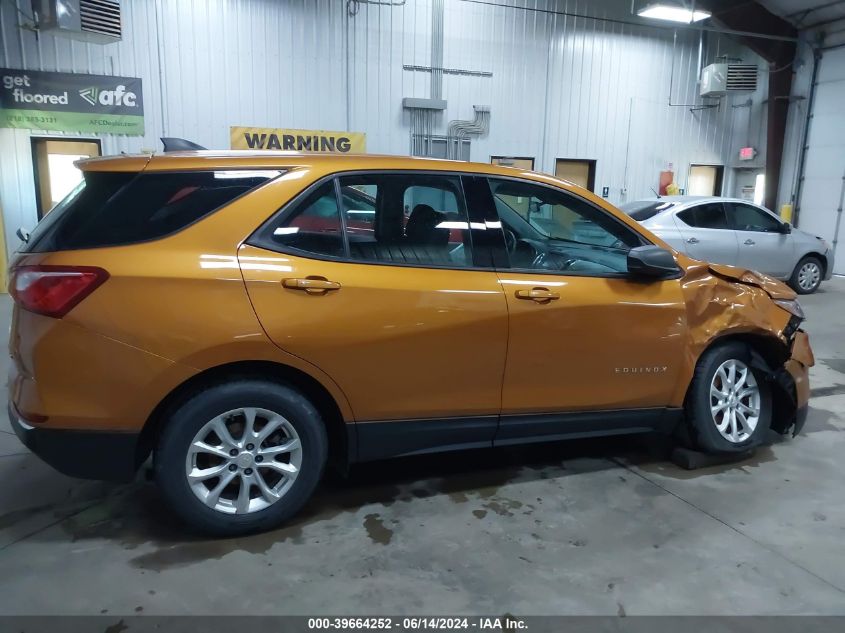 2018 Chevrolet Equinox Ls VIN: 2GNAXREV1J6161353 Lot: 39664252