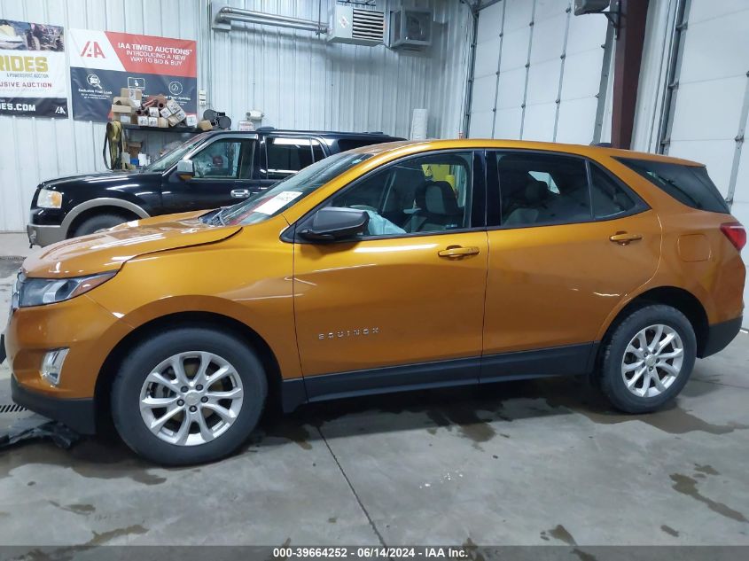2018 Chevrolet Equinox Ls VIN: 2GNAXREV1J6161353 Lot: 39664252