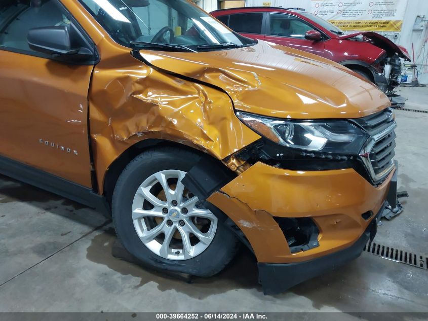 2018 Chevrolet Equinox Ls VIN: 2GNAXREV1J6161353 Lot: 39664252
