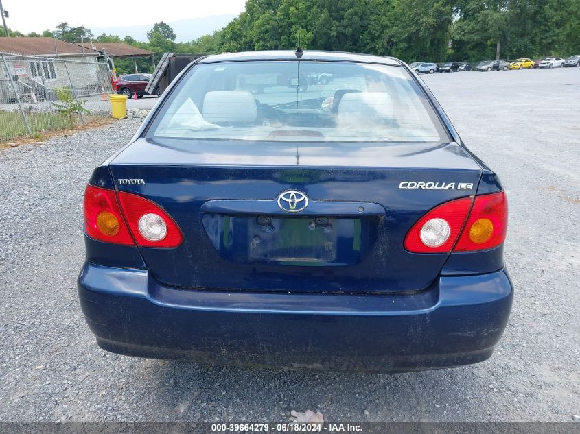 2004 Toyota Corolla Ce/Le/S VIN: 2T1BR32E04C269457 Lot: 39664279