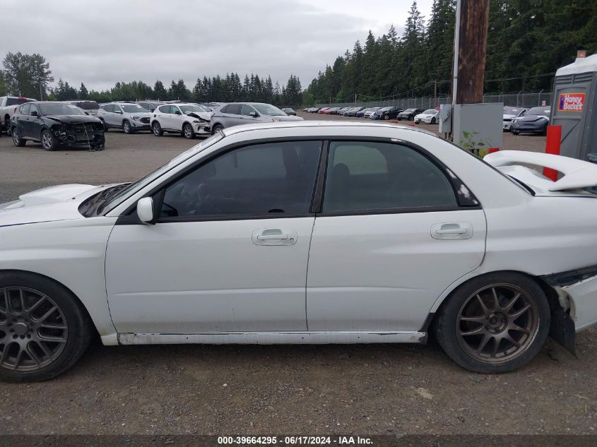 2004 Subaru Impreza Wrx VIN: JF1GD29664G509213 Lot: 39664295